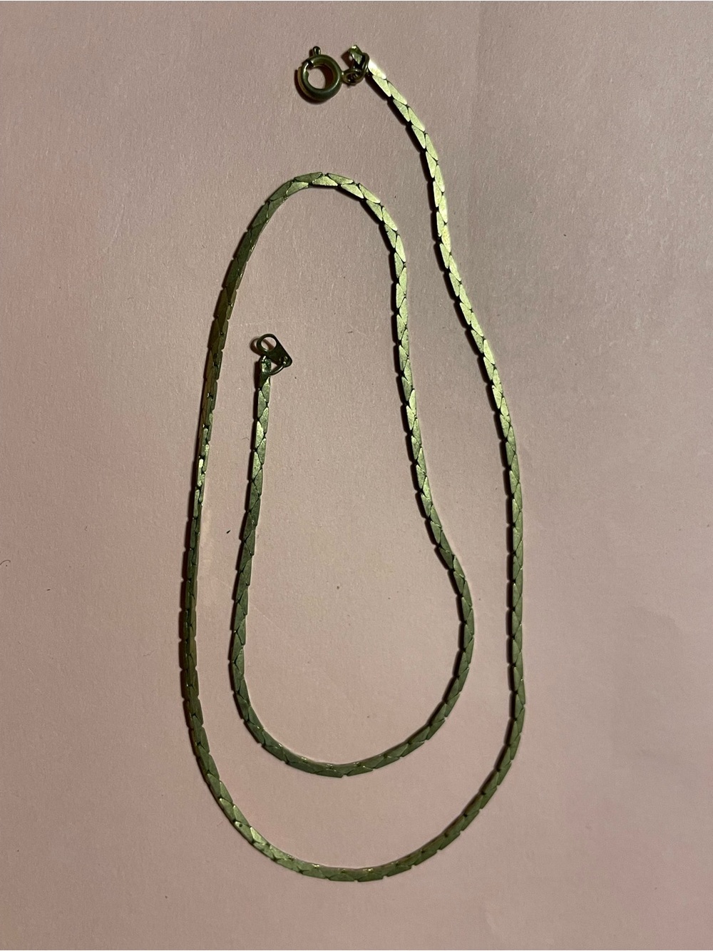 18” Gold Tone Chain Necklace #8837